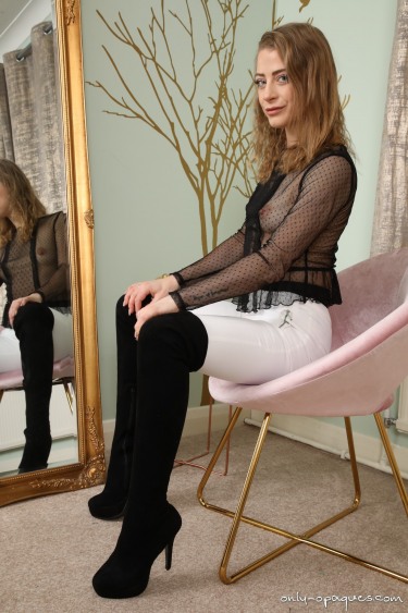 Crystal B Takes Her Pants Off 3