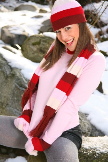 Danni B Teases In The Snow 5
