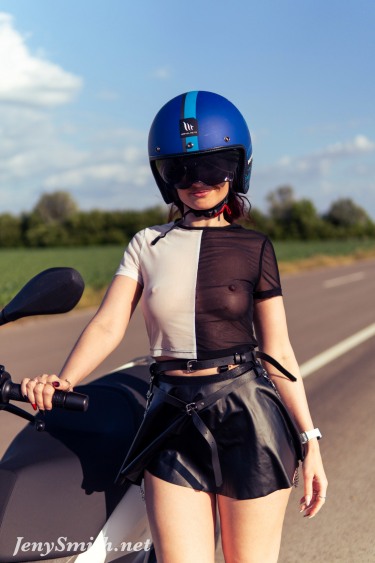 Jeny Smith In My Scooter 1