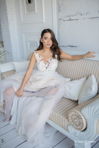 Medinaq In Her Wedding Dress 3