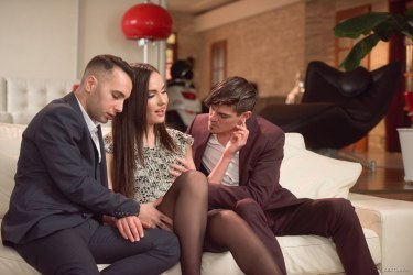 Nataly Gold In A Threesome With Raul Costa And Josh Jo 7