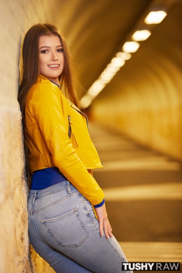 Olivia Sparkle In A Parking Garage 1