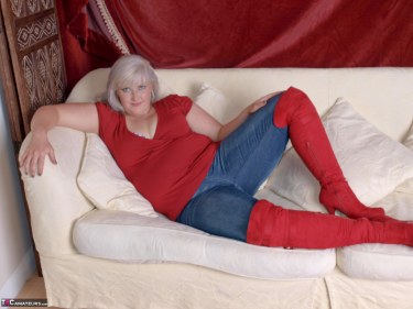 Red Hot In Red Boots With Samantha 2