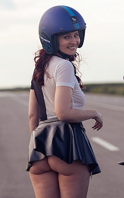 Jeny Smith In My Scooter