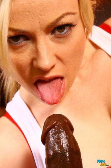 Adrianna Nicole Gives A Latex Glove Handjob 9