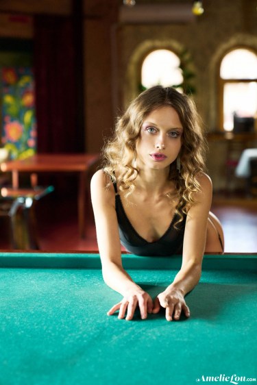 Amelie Lou On The Billard Table 5