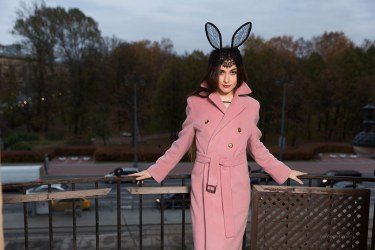 Beautiful Brunette Bunny Nora 1