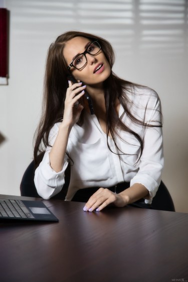 Beautiful Office Babe Vanessa Angel 1