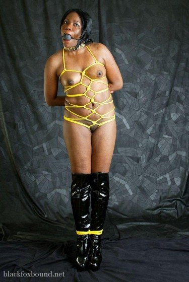 Bound And Gagged Ebony Slavegirl 6