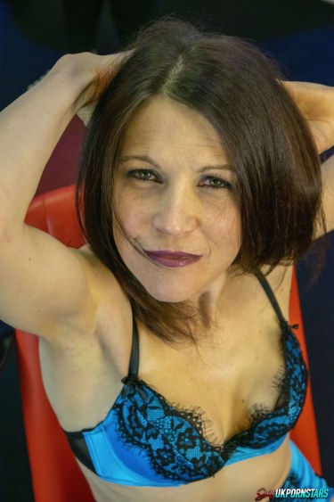 British Brunette Lingerie Milf 5