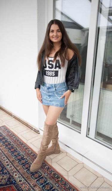 Celeste In Nylons And Boots 4