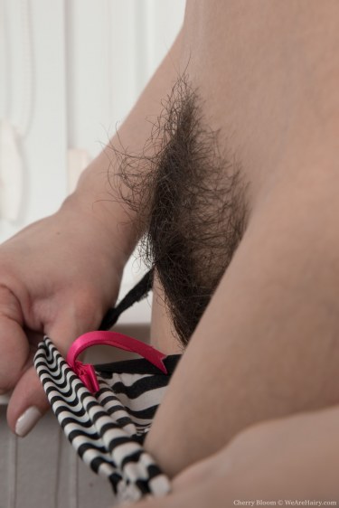 Cherry Bloom Strips Naked On Her Table 6