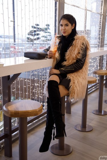 Drahomira Juzova In Fur And Boots 3