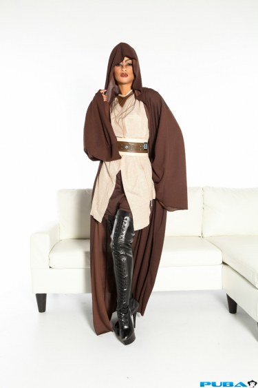 Ebony Cosplay Girl Skin Diamond As Jedi 1