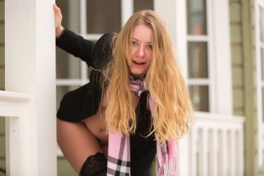 Ella Outdoors On A Winter Day 9