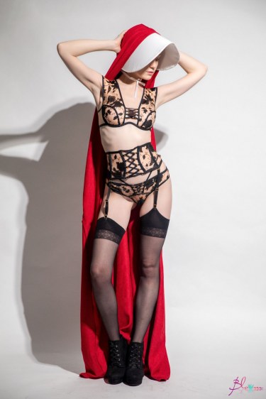 Emily Bloom In A Red Custume 8