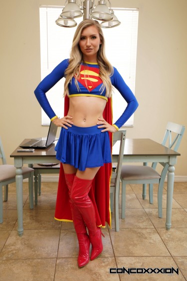 Emma Sirus In Supergirl Pink Kryptonite Xxx 1