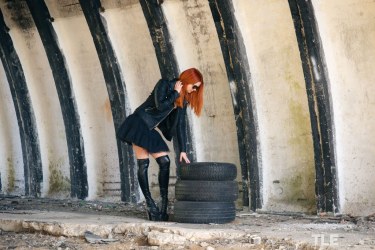 Ginger Z In Big Black 3