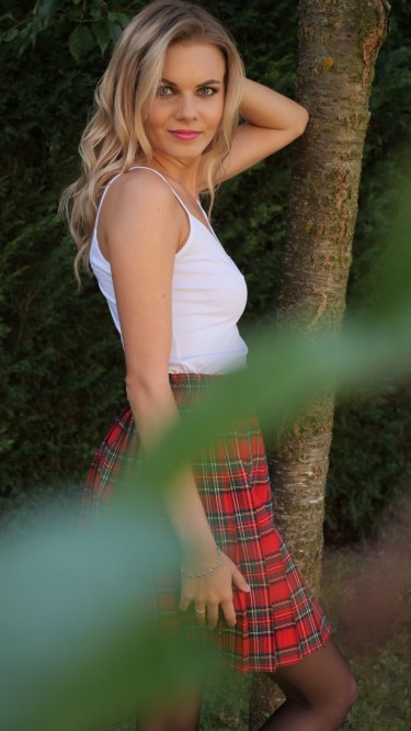 Girl In The Tartan Kilt 7