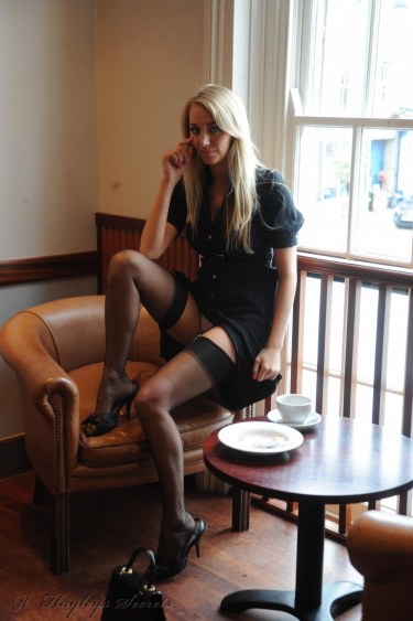 Hayley Marie Coppin In A Coffee Shop 8