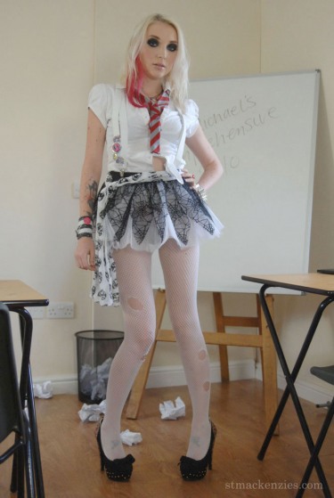 Hot Blonde Student Christy Fox 1