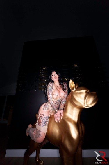 Inked Lingerie Babe Connie Perignon 10