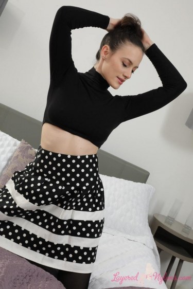 Jamie Jones In Layered Nylons 2