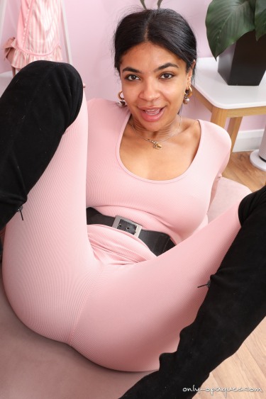 Jay In Catsuit And Overknees 9