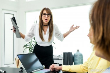 Jordan Maxx In Bossy Milf Takes On Two Cocks For Her Mistake 1