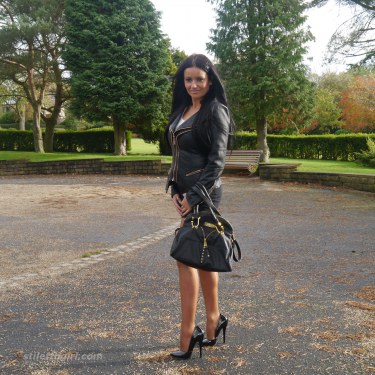 Kerry In Nylons And Heels In Public 16