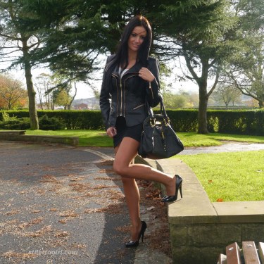 Kerry In Nylons And Heels In Public 8