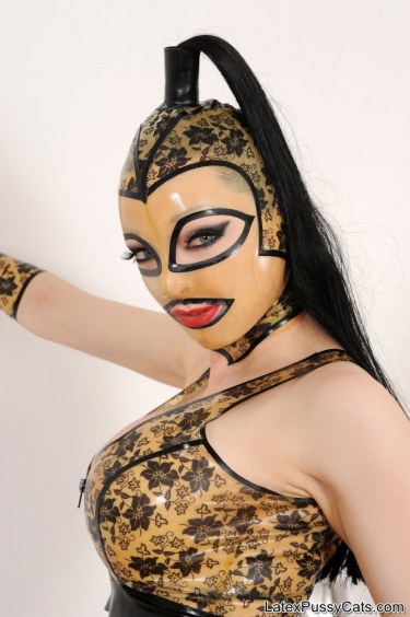 Latex Lucy In Front Of A Mirror 12