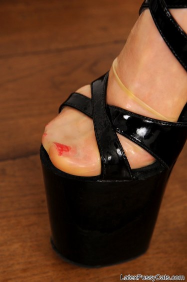 Latex Lucy In Front Of A Mirror 3