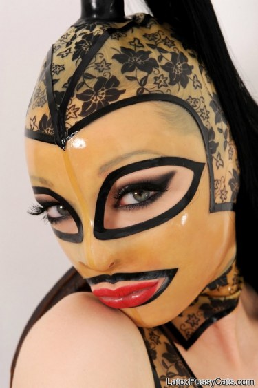 Latex Lucy In Front Of A Mirror 6