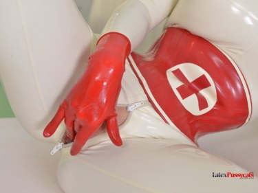 Latex Lucy The White Rubber Nurse 12