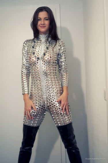 Lauren In Catsuit And Boots 4