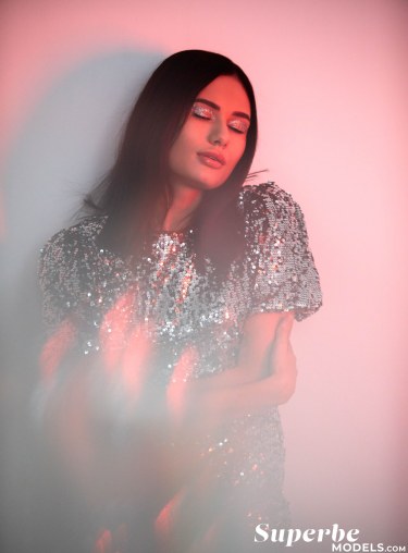 Layla Balan In Black Overknees 3