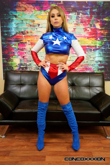 Liberty Girl Becomes Super Slut With Madelyn Monroe 1