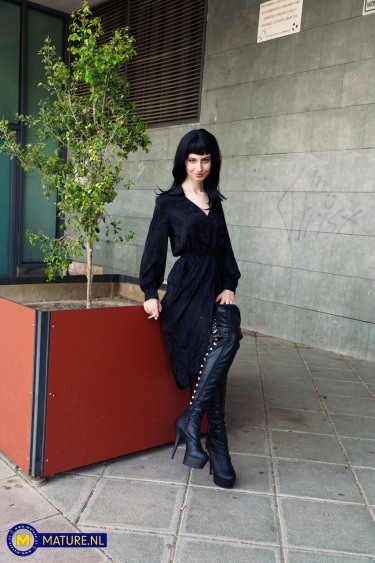 Lucifera Bast In Leather Boots 10