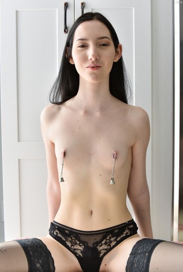 Maia With Nipple Clamps 5