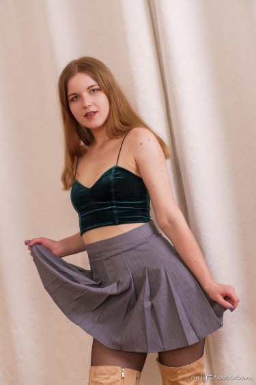 Mari In Tights And Boots 1