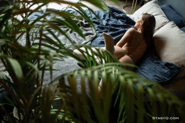 Maryq In White Stockings 12