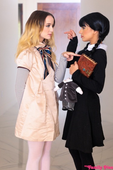 Megan Vs Wednesday Starring Aria Valencia And Maria Kazi 1