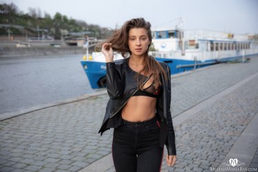 Melena Maria Rya In My First Time Lesbian Sex On Outdoor 6