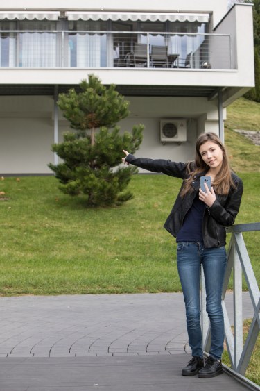 Mila Azul In Leather And Denim 3