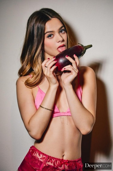 Molly Little In Leather Skirt 10