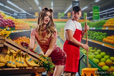 Molly Little In Leather Skirt 4