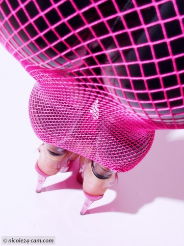 Nicole In Pink And Black 12