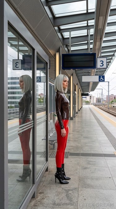 Nola Red Latex Transit Editorial 8