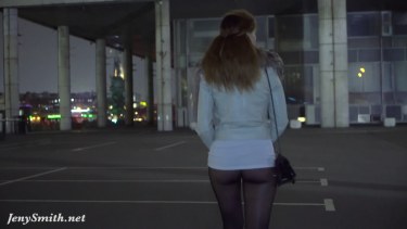 Pantyhose Walk In Public With Jeny Smith 10